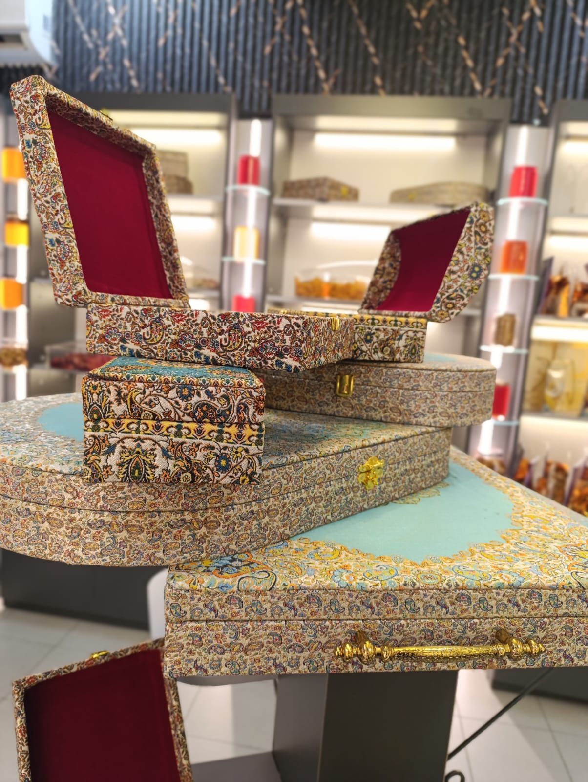 Persian Silk Boxes